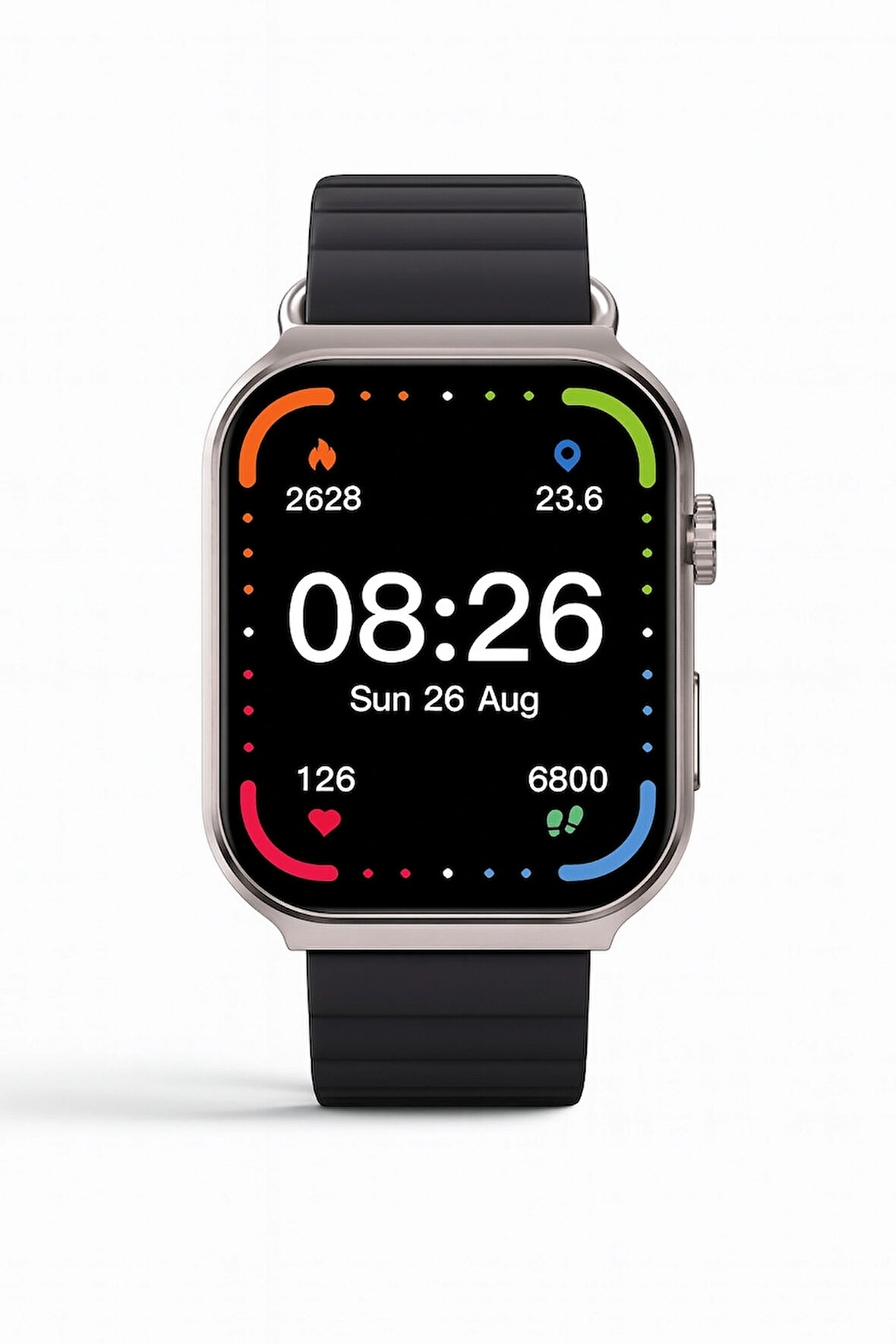 Su Geçirmez  Akıllı Saat Alarm Müzik Adımsayar 100 Spor Modu 47mm