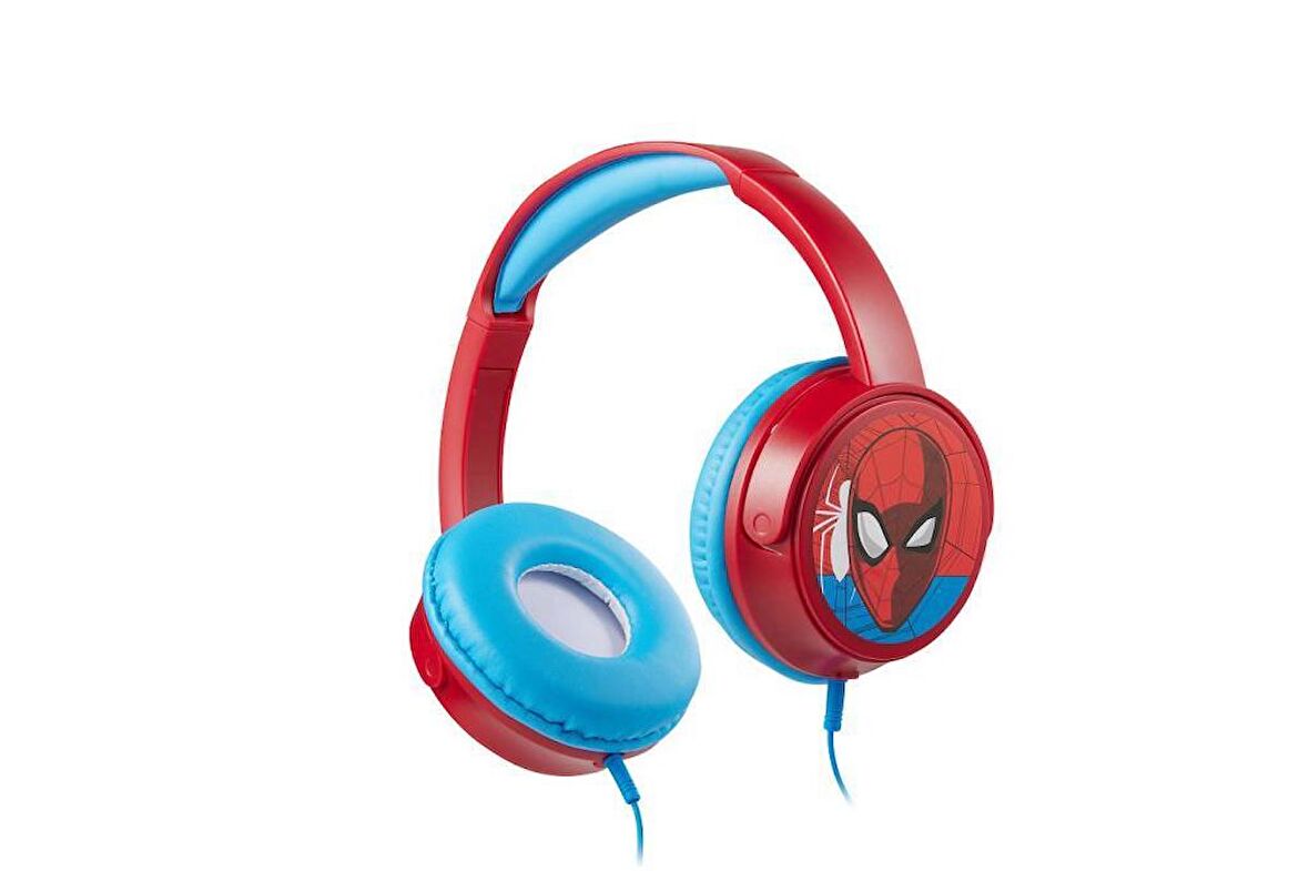 Kablolu Mikrofonlu Kulaklık Marvel Spiderman Örümcek Adam Kulaklık Lisanslı MV-6513-SP 11 ADET STİCKER İLE BİRLİKTE