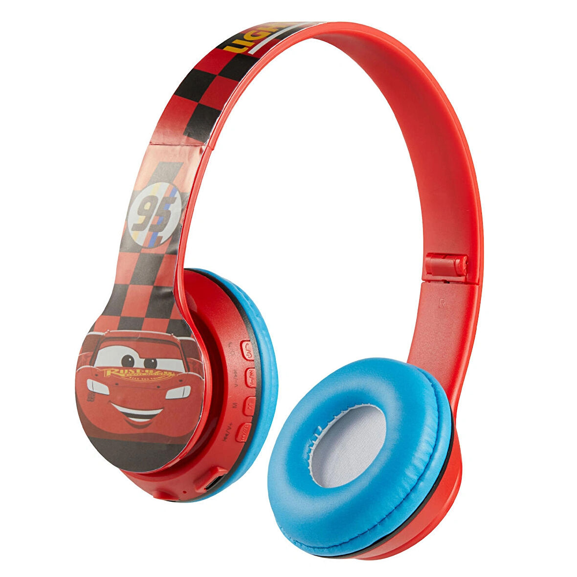 Disney Cars Arabalar Bluetooth Lisanslı Kulak Üstü Çocuk Kulaklığı-DY-2004-CR