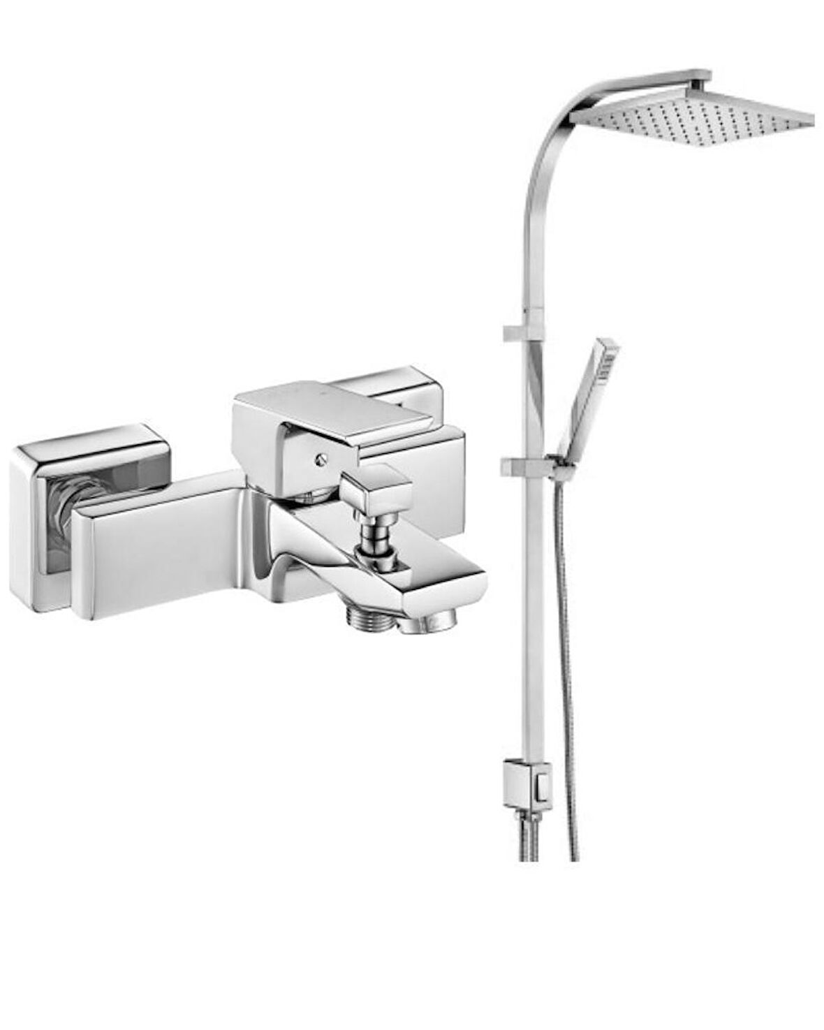 ECA Tiera Banyo Bataryası 469+Tiera Kolonlu Tepe Duş Seti 012    2li Set