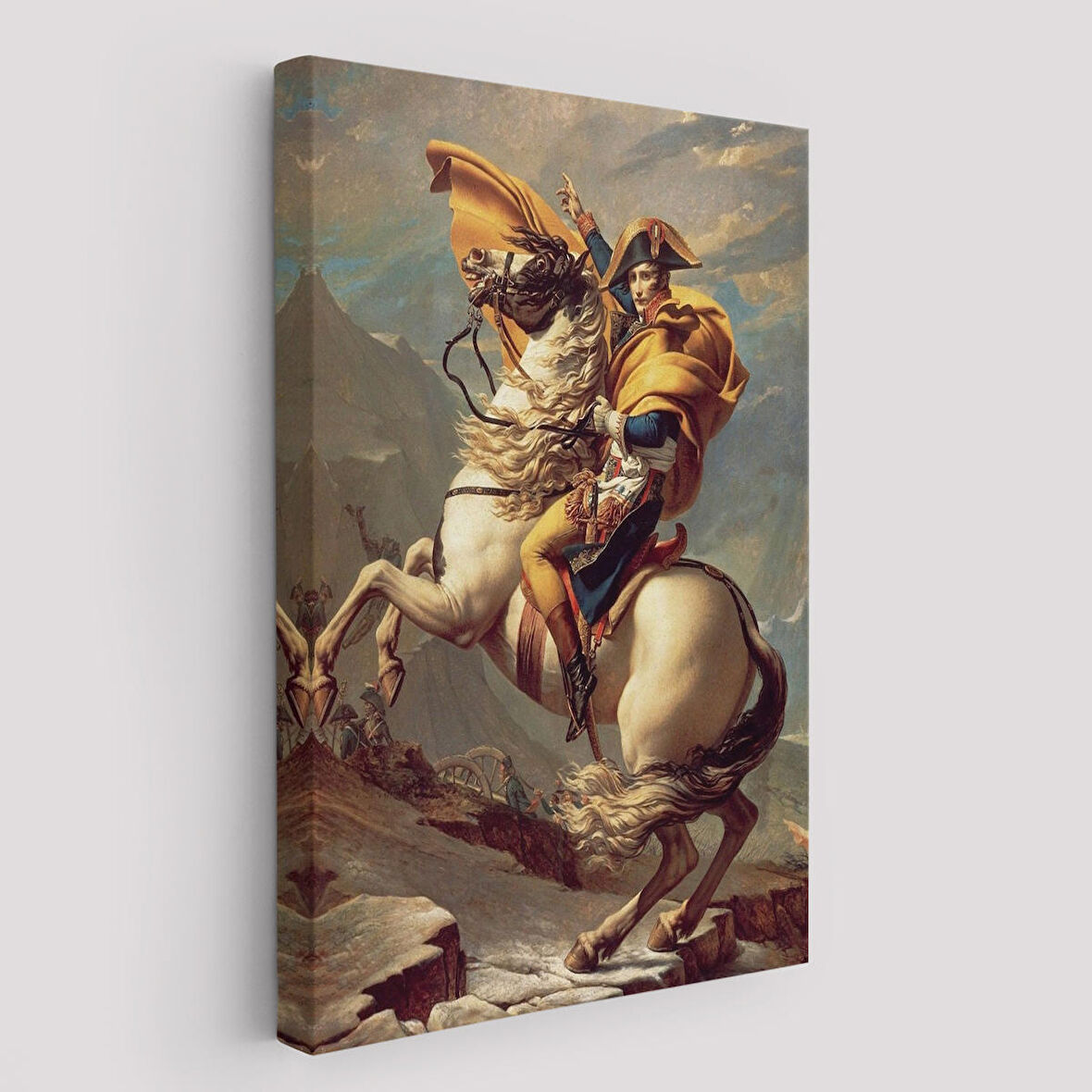 Alpleri Aşan Napolyon Duvar Tablosu-6011