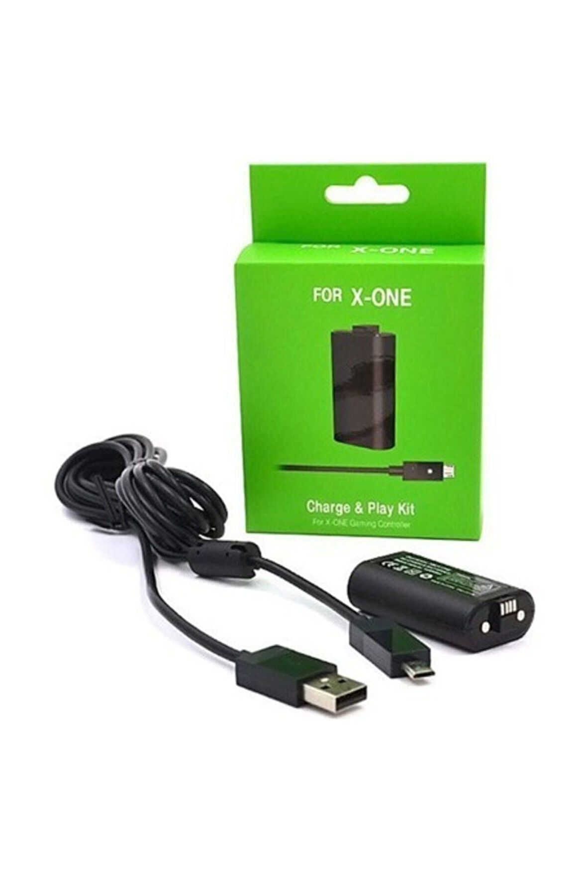 Microsoft Xbox One (s) Gamepad Şarj Kit Şarjlı Batarya Usb
