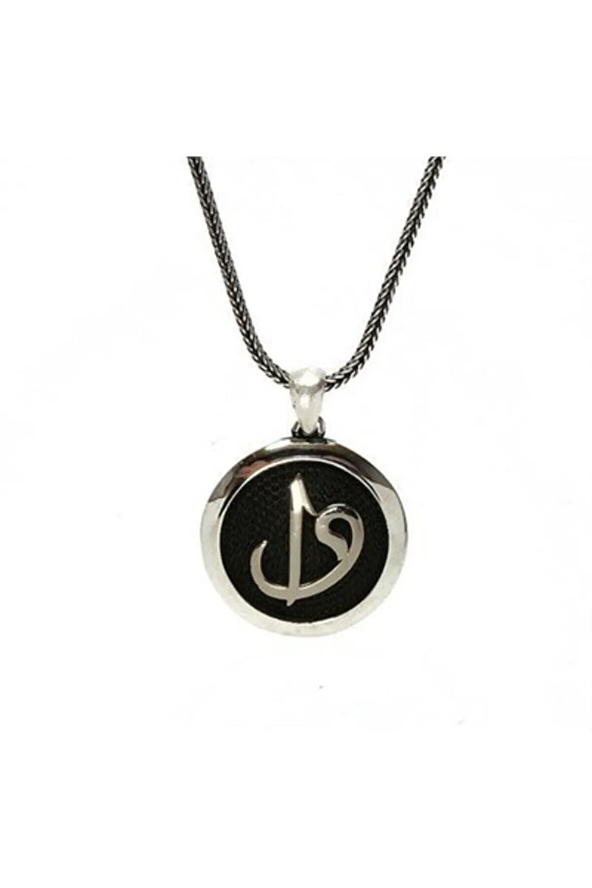 Vav Elif Erkek Gümüş Kolye Zincir