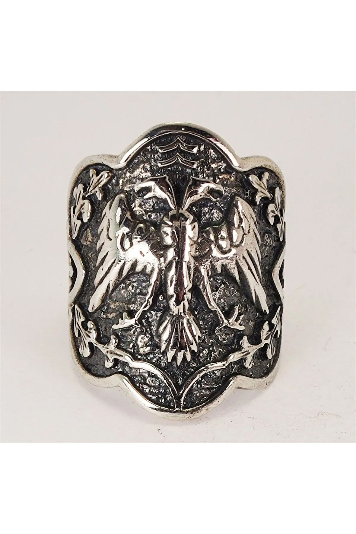 Diriliş Ertuğrul Gümüş Erkek Zihgir Başparmak Yüzüğü