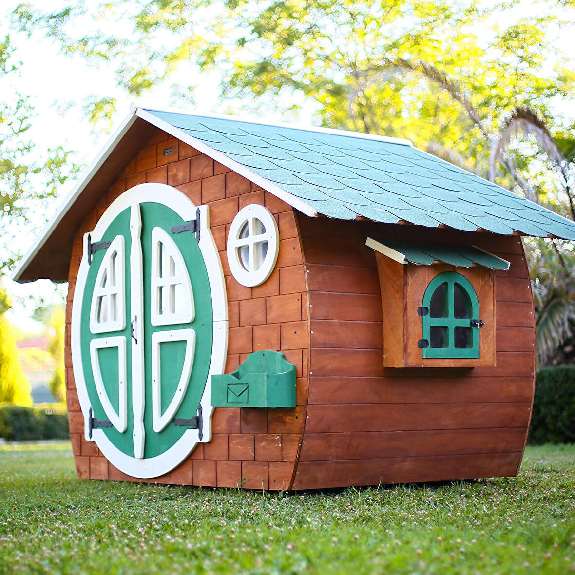 MANDU Ahşap Çocuk Oyun Evi (Playhouse) Hobbit