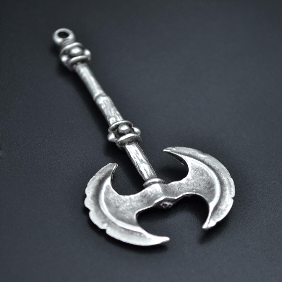 Balta Kolye Ucu - Antik Gümüş Kaplama - Kod:193