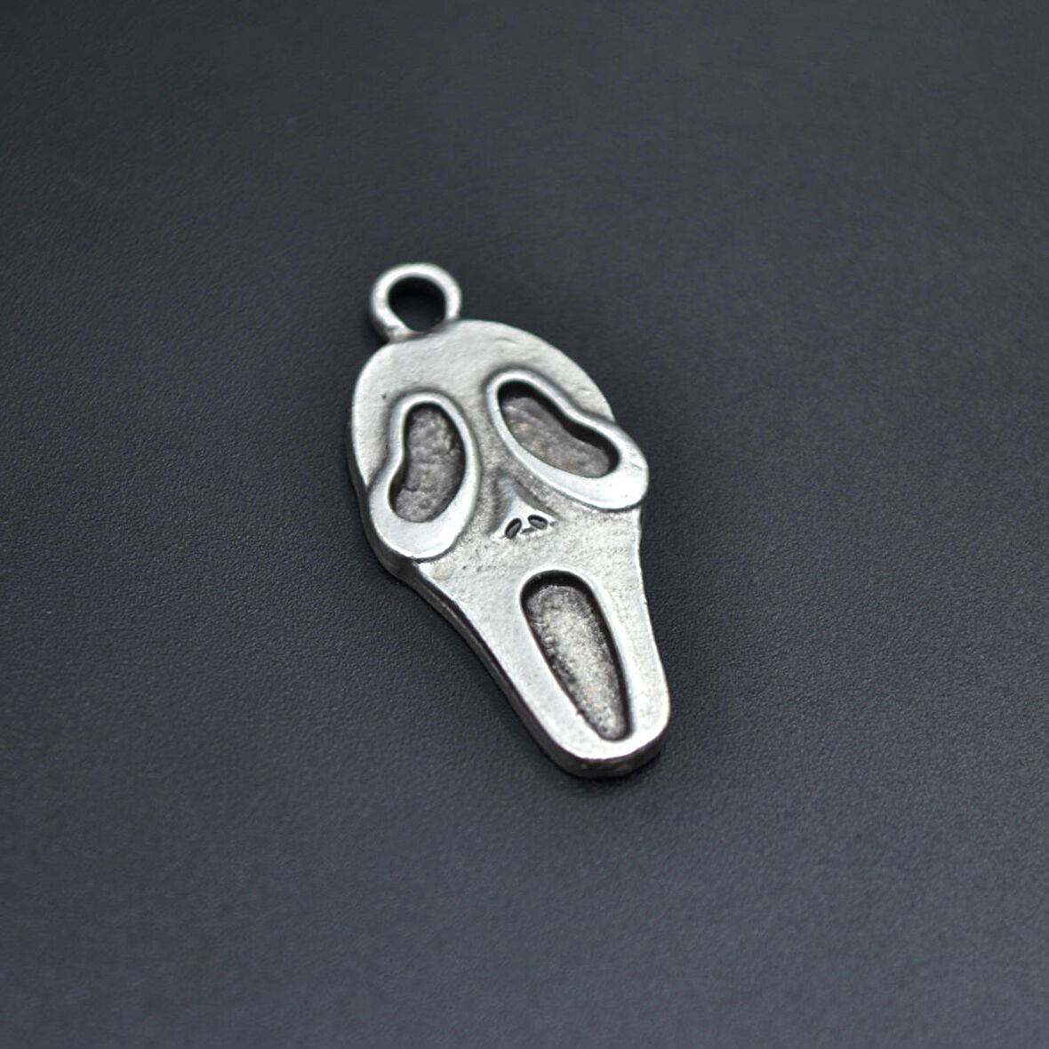 Scream - Çığlık Kolye Ucu - Antik Gümüş Kaplama - Kod:96