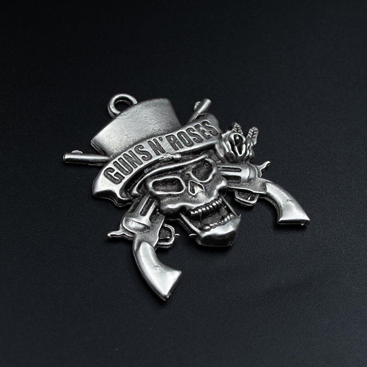 Guns'n Roses Kolye Ucu - Antik Gümüş Kaplama - Kod:302