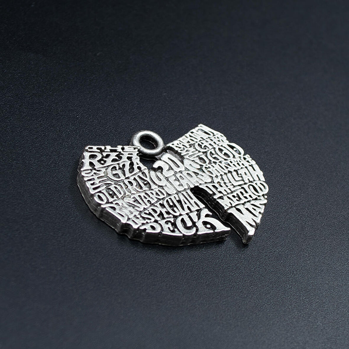 Wu Tang 20 Year  Kolye Ucu - Antik Gümüş Kaplama - Kod:293