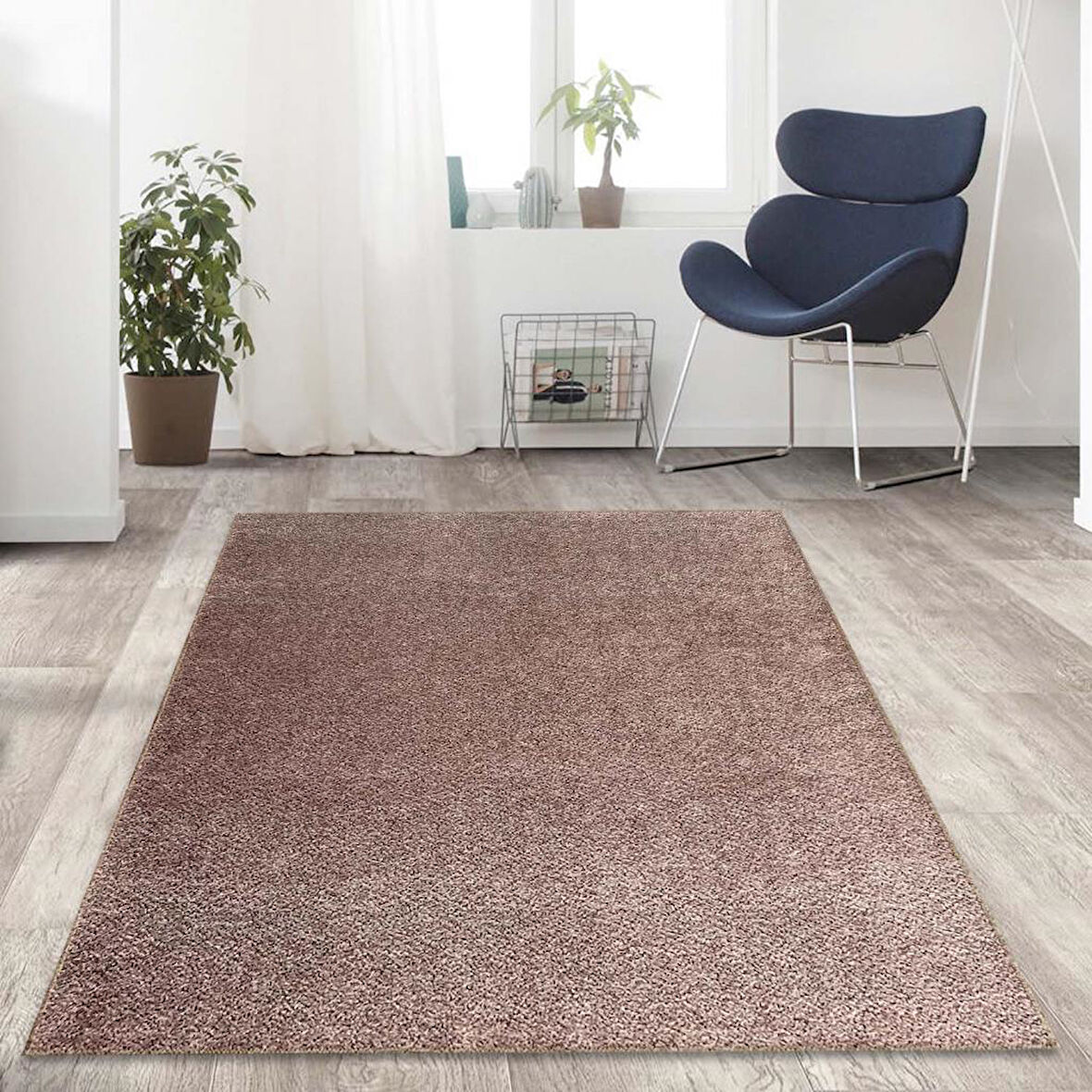 Modern düz kırçıllı Salon Oda Mutfak Halısı Rose Beyaz Halı Kaymaz Taban yıkanabilir