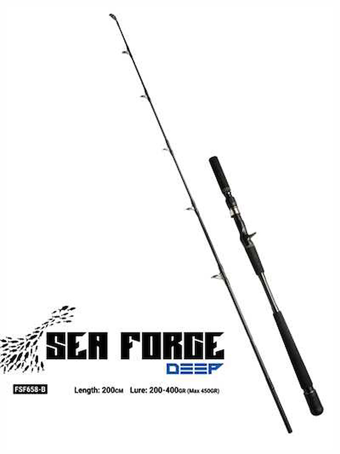 Fujin SeaForce 200cm 200-400gr Tekne-Bot Kamışı