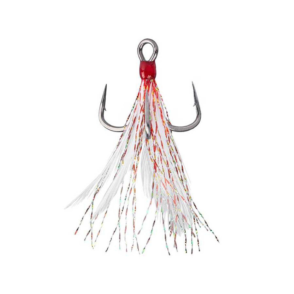 Mustad Alpha Point In-Line TG Üçlü Olta İğnesi ITG76F-RT TITAN STEEL-NO:6 - 2Lİ