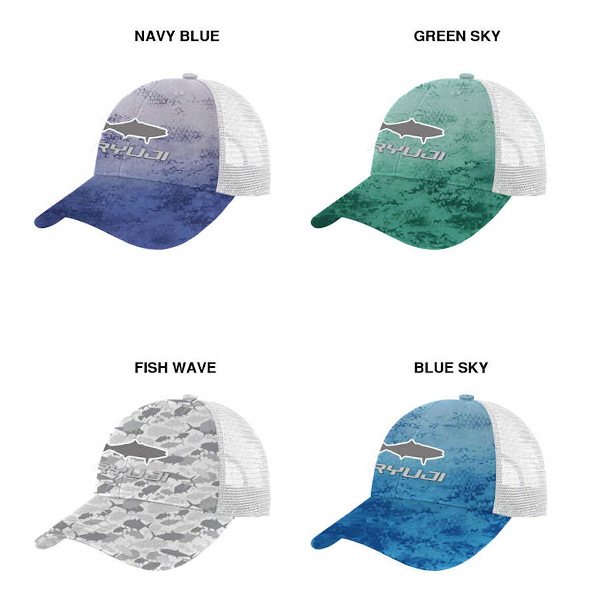 RYUJI PERFORMANCE CAP BLUE SKY-Standart
