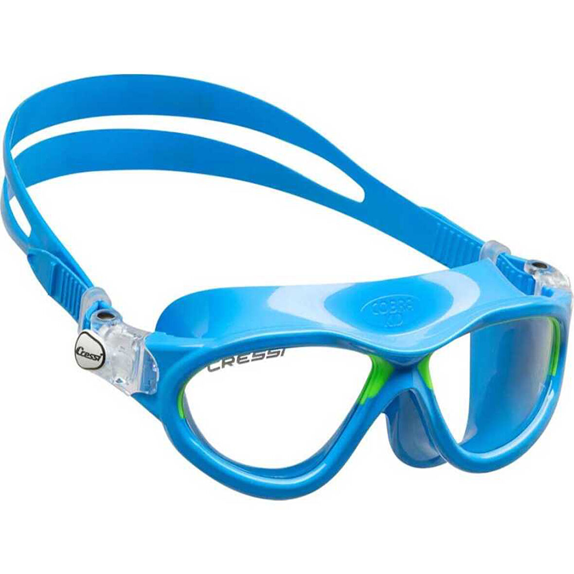 Cressi Mini Cobra Deniz Gözlüğü CLEAR-CLEAR-BLUE