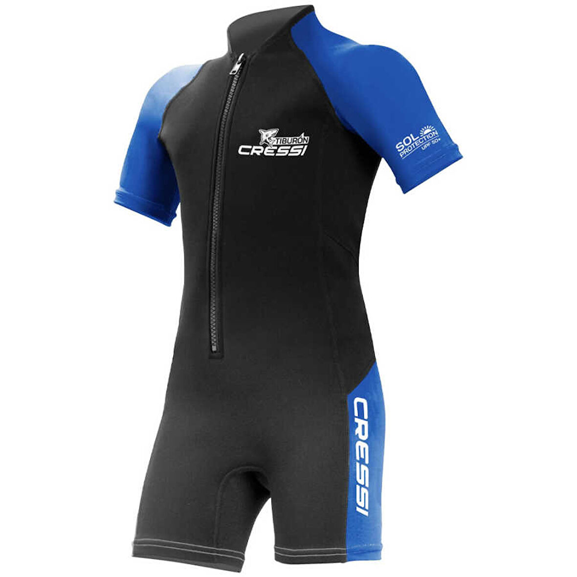 Cressi Tiburon Man Shorty Dalış Elbisesi BLACK / BLUE-2MM - NO:5 / XL