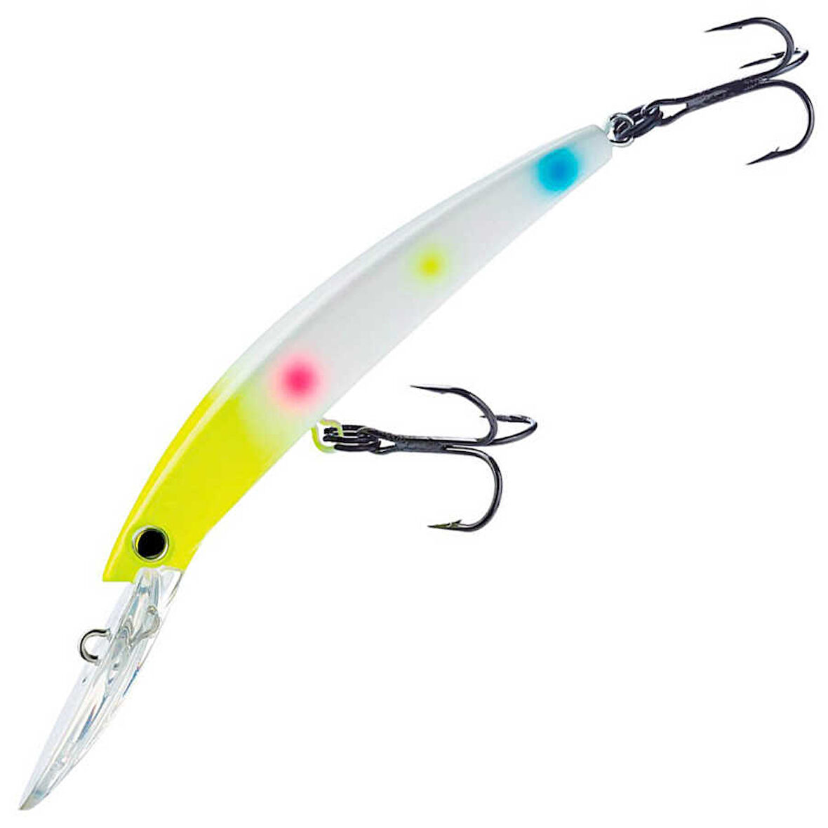 Yozuri Crystal Minnow Deep Diver Walleye Sahte Balığı BT-110MM