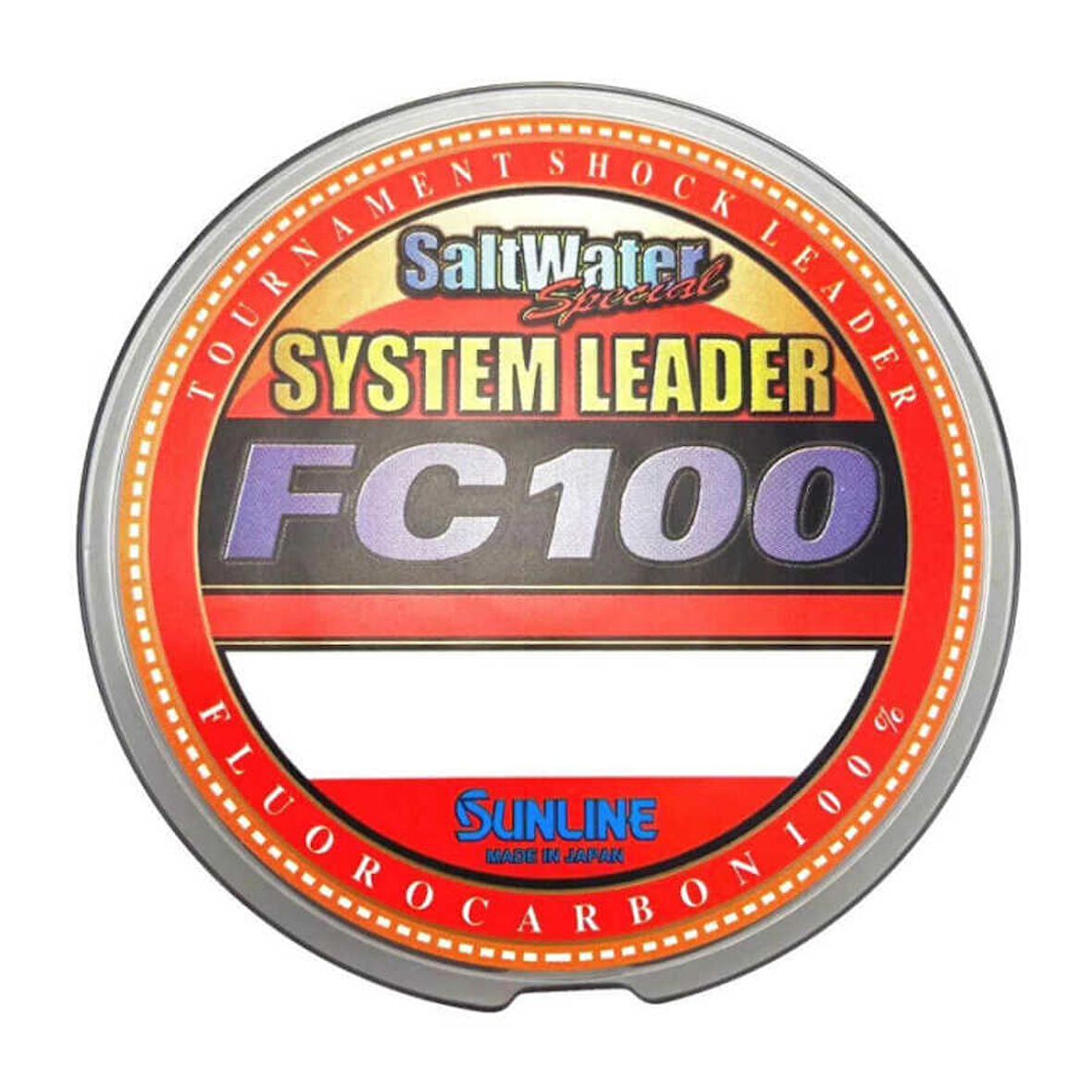 Sunline System Leader Fc100 Fluorocarbon Misina NATURAL CLEAR-0.620MM - 30MT - 20.41KG
