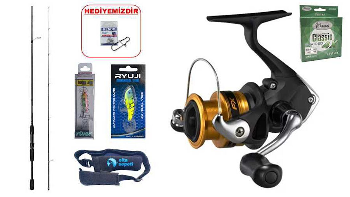 Okuma Wave Power 213 cm 0-8 gr & Shimano FX-2000 LRF SETİ
