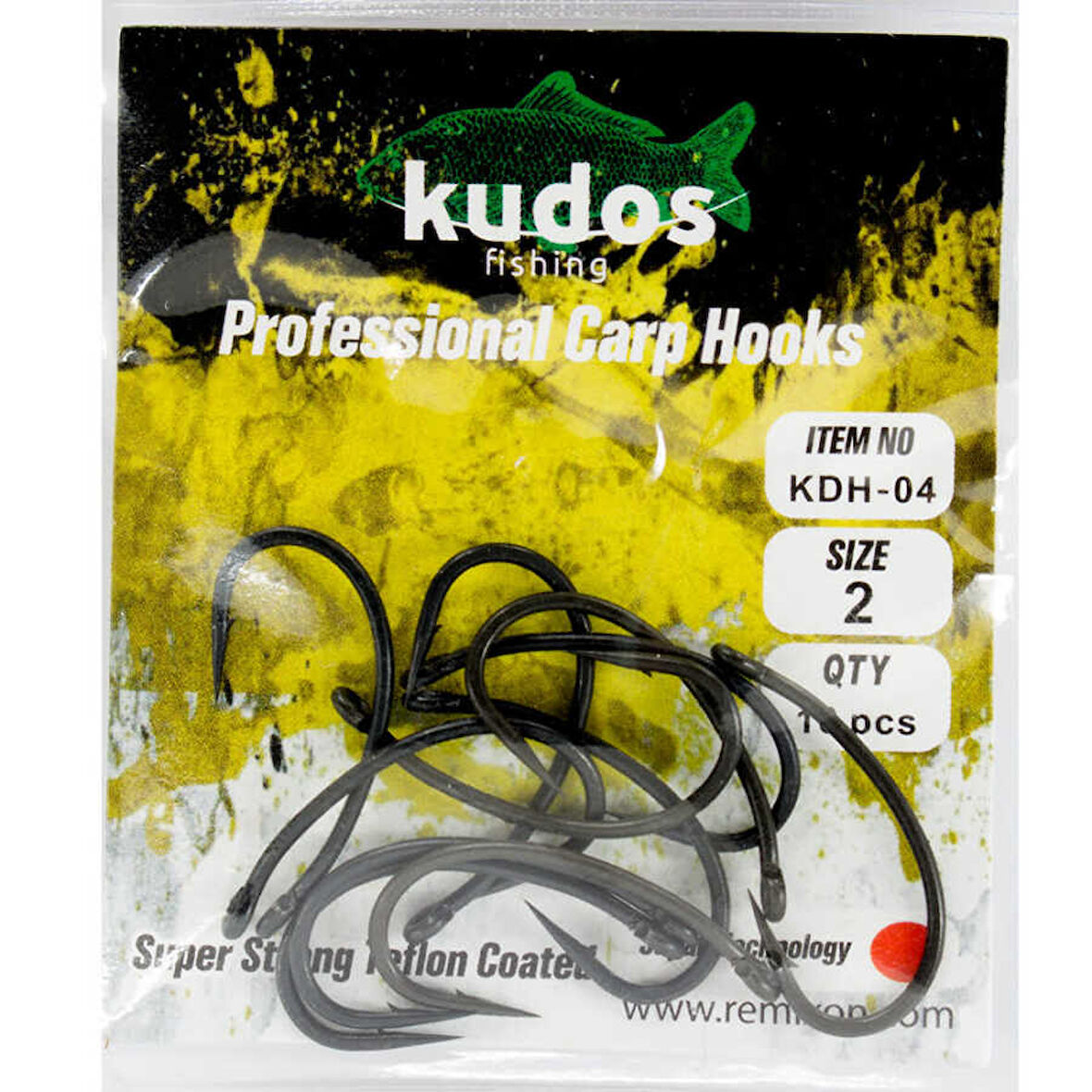 Kudos KDH-04 Sazan İğnesi (10 Adet) Standart-04