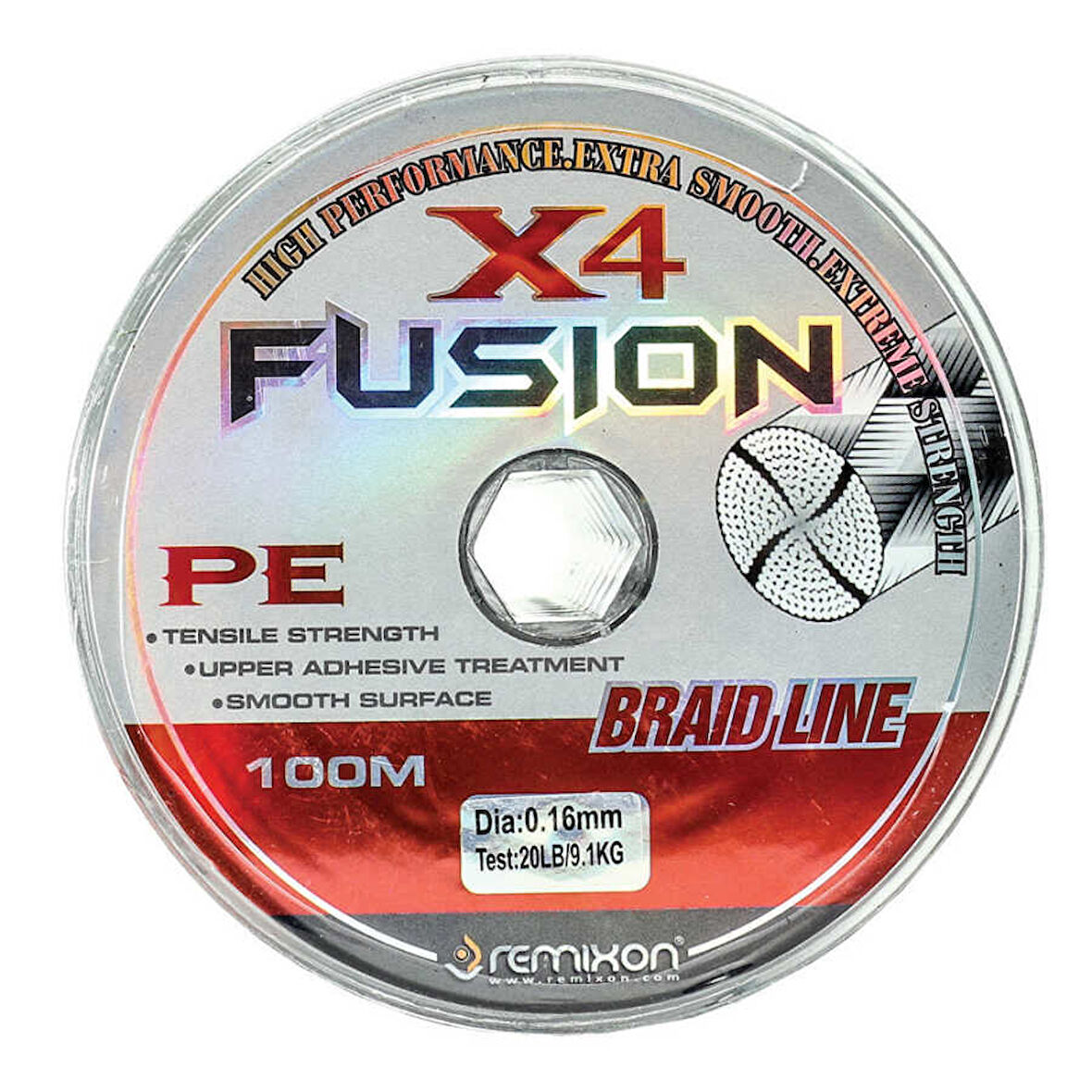 Remixon Fusion X4 100m İp Misina Standart-0,25