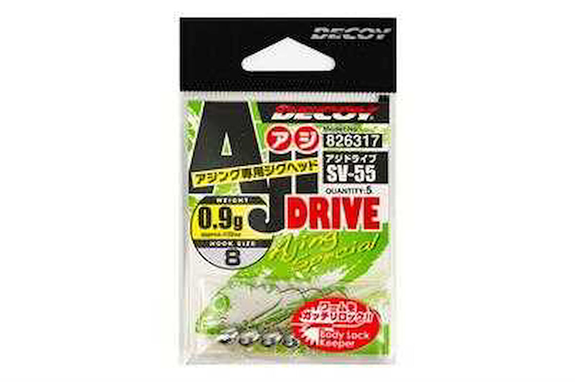Decoy SV-55 Aji Drive Jighead 8 no 1,5 gr