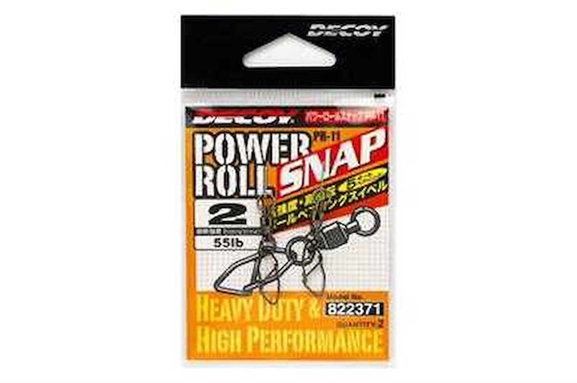 DECOY PR-11 Power Roll Snap Rulmanlı Klips 2 no