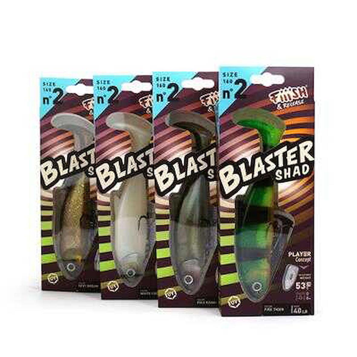 Fiiish Blaster Shad 160mm 53gr Silikon Yem White Coco