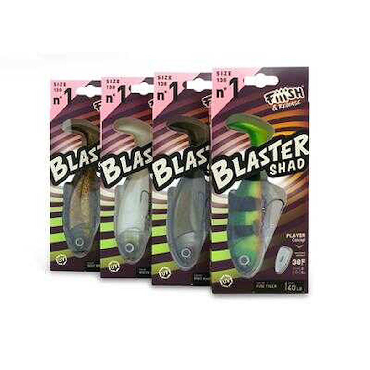 Fiiish Blaster Shad 130mm 38gr Silikon Yem White Coco