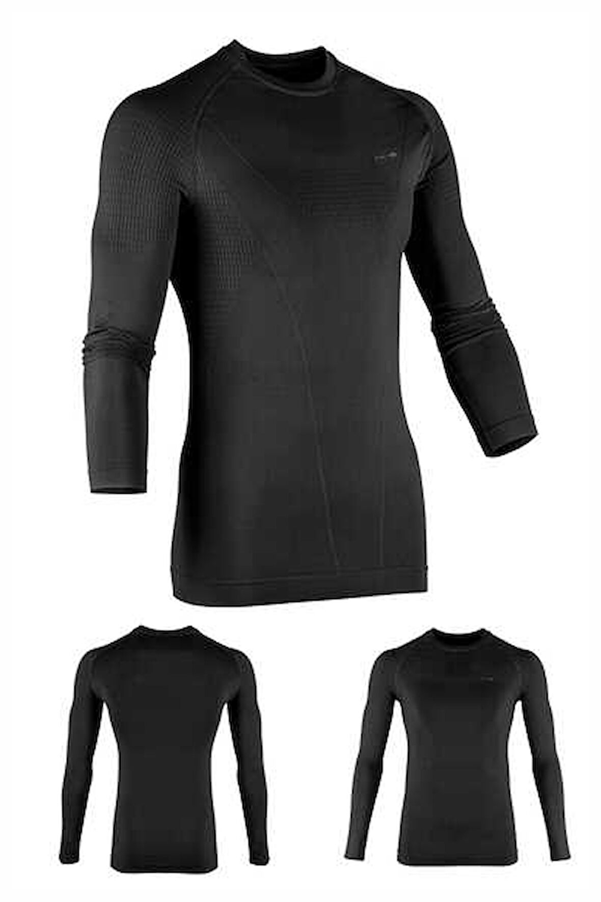Fujin Seamless Termal İçlik Black Üst XXLarge (XXL)