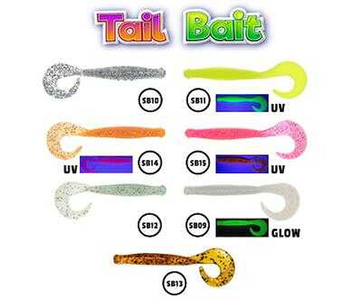 Fujin Tail Bait 105mm Silikon Balık SB10