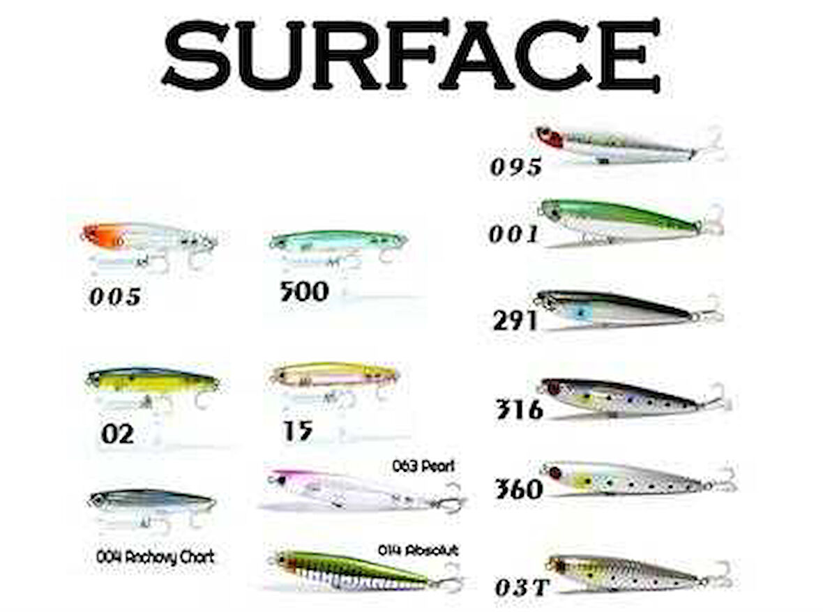 FUJIN Surface Minnow SF-90SW Maket Balık 014 Absolut