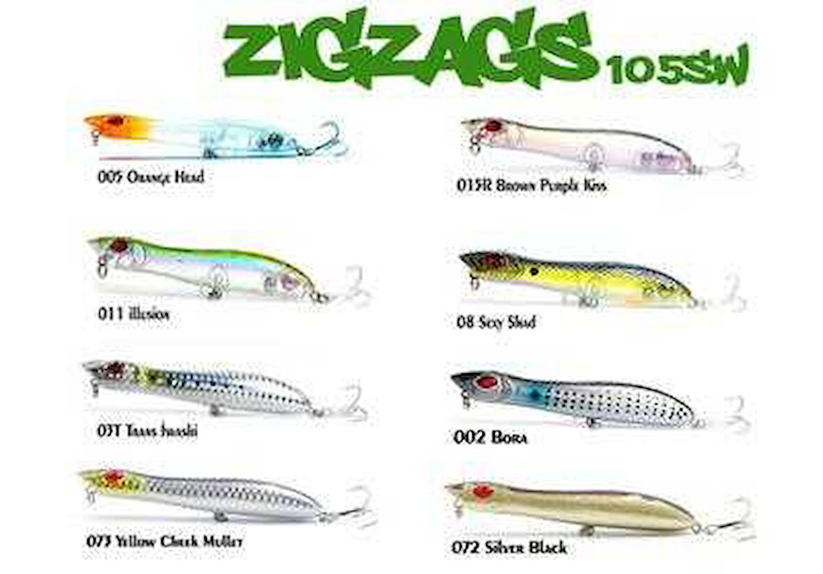 FUJIN Zigzags 105sw 10gr Maket Balık 08 Sexy Shad