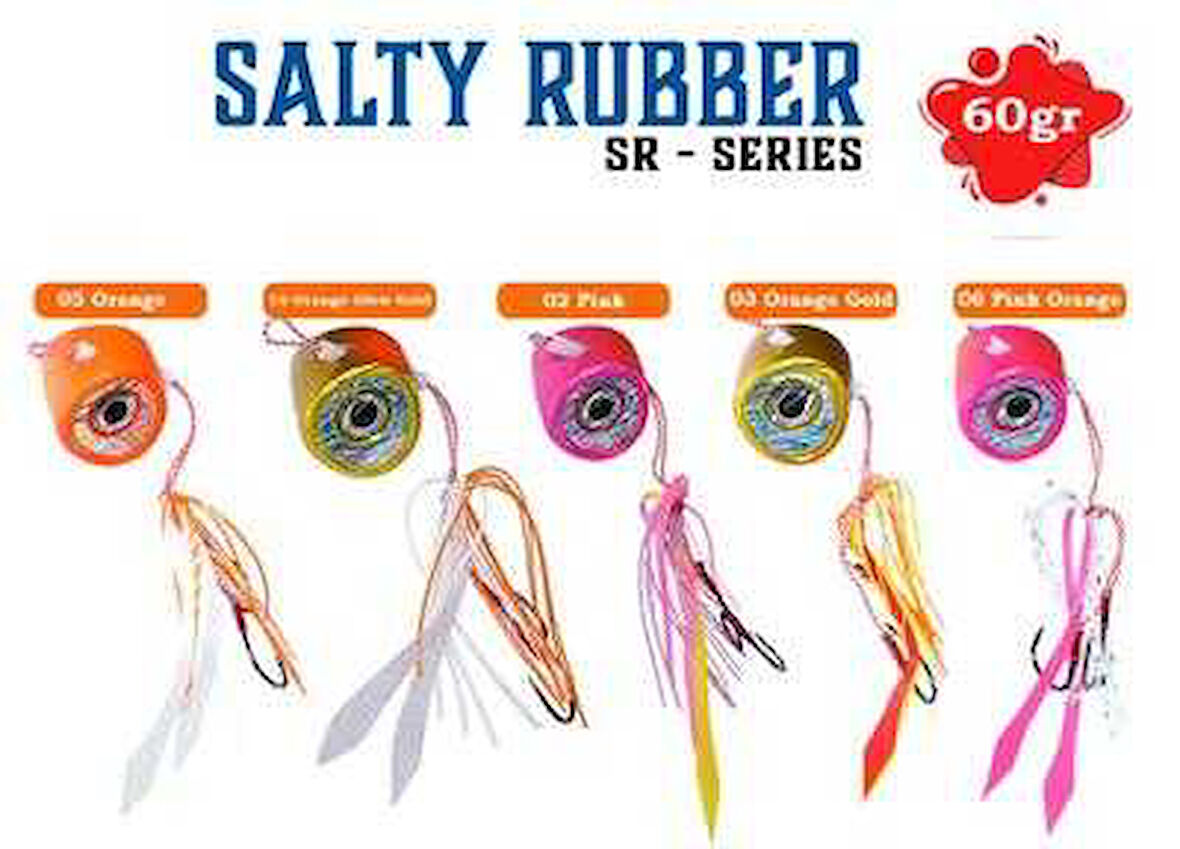 Fujin Salty Rubber 60gr SR Serisi Tai Rubber Set 06 Pink Orange SR-12