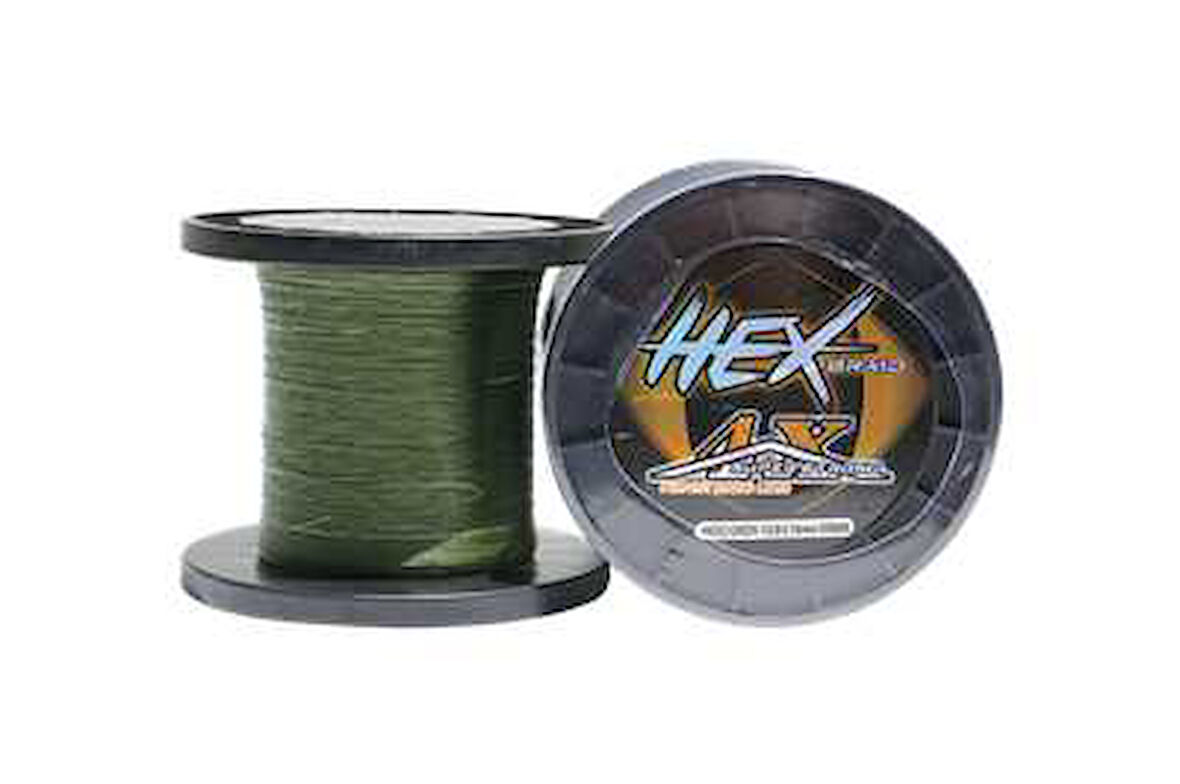 Fujin Hex Braid 4x 5000mt Moss Green PE Bobin İp 0,20 mm