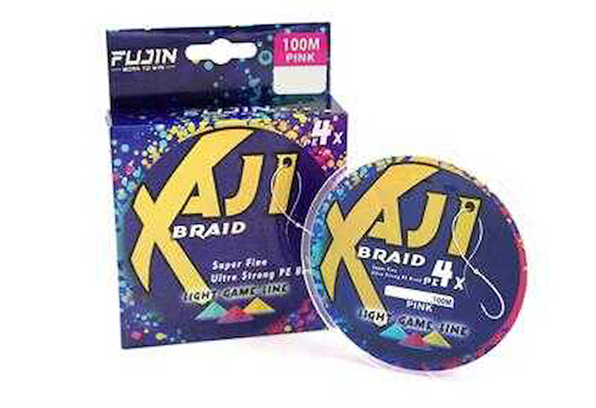 Fujin Aji Light Game Braid 4X 100Mt. Pink İp 0.02 mm