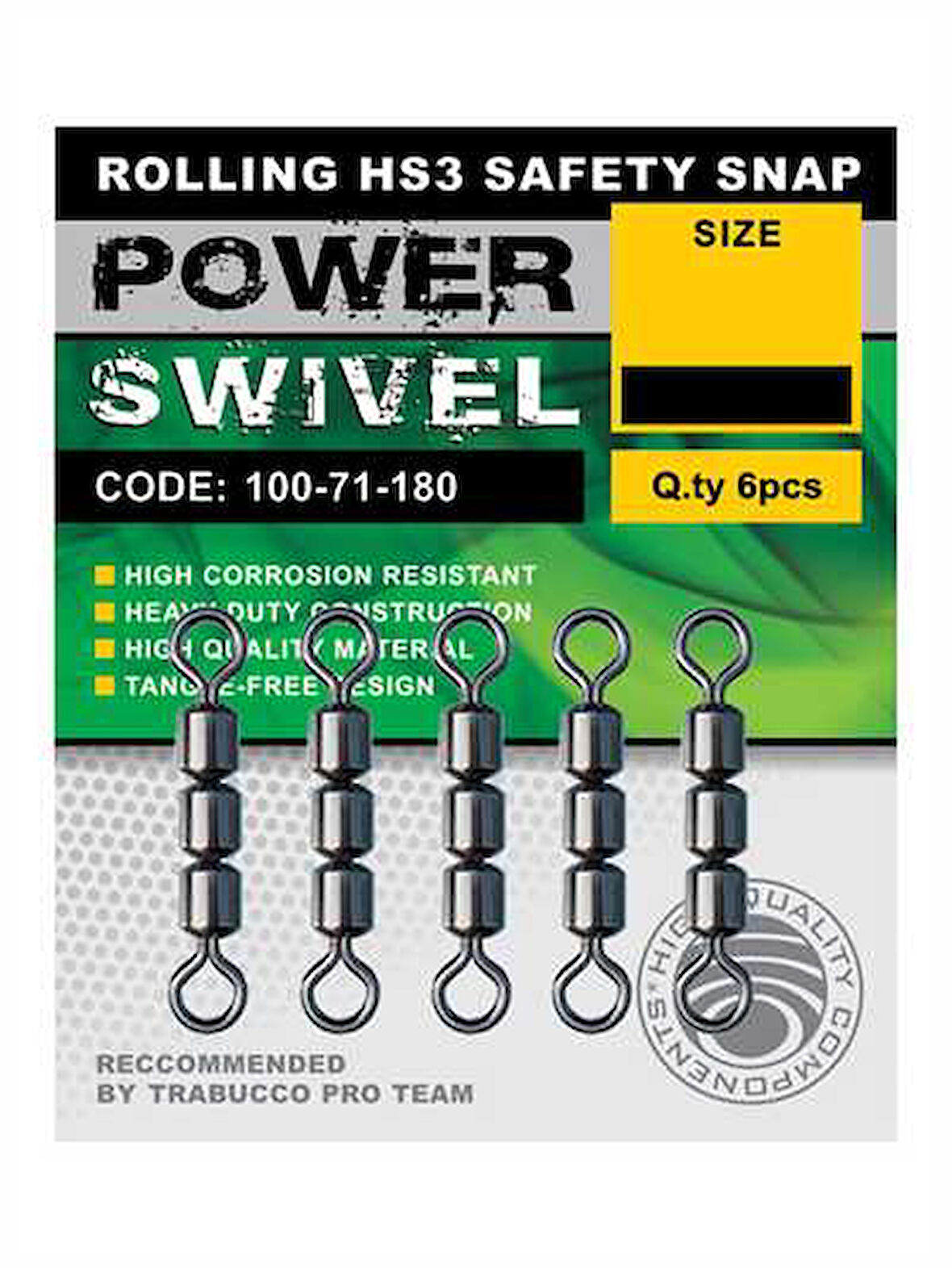 Trabucco HS3 Rolling Swivel Fırdöndü 16 no