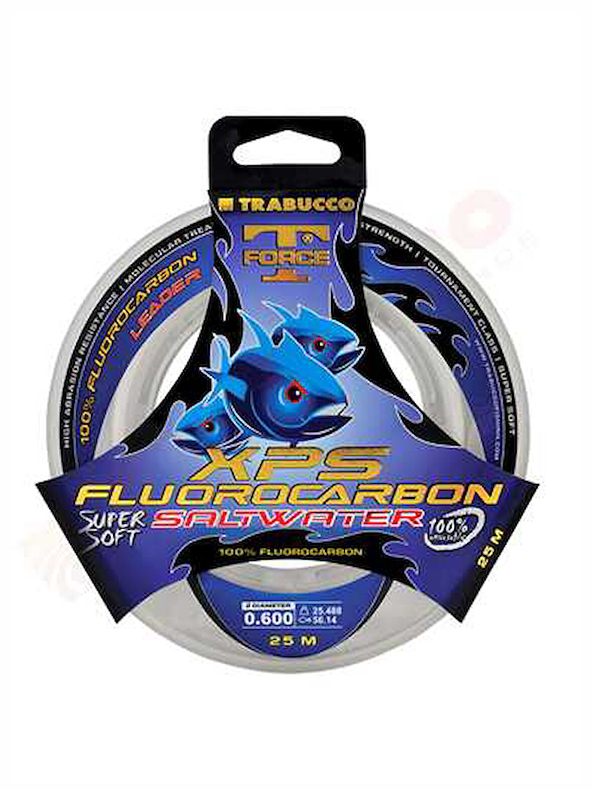Trabucco T-Force Fluorocarbon Leader SW 25mt Lider Misina 1.00mm
