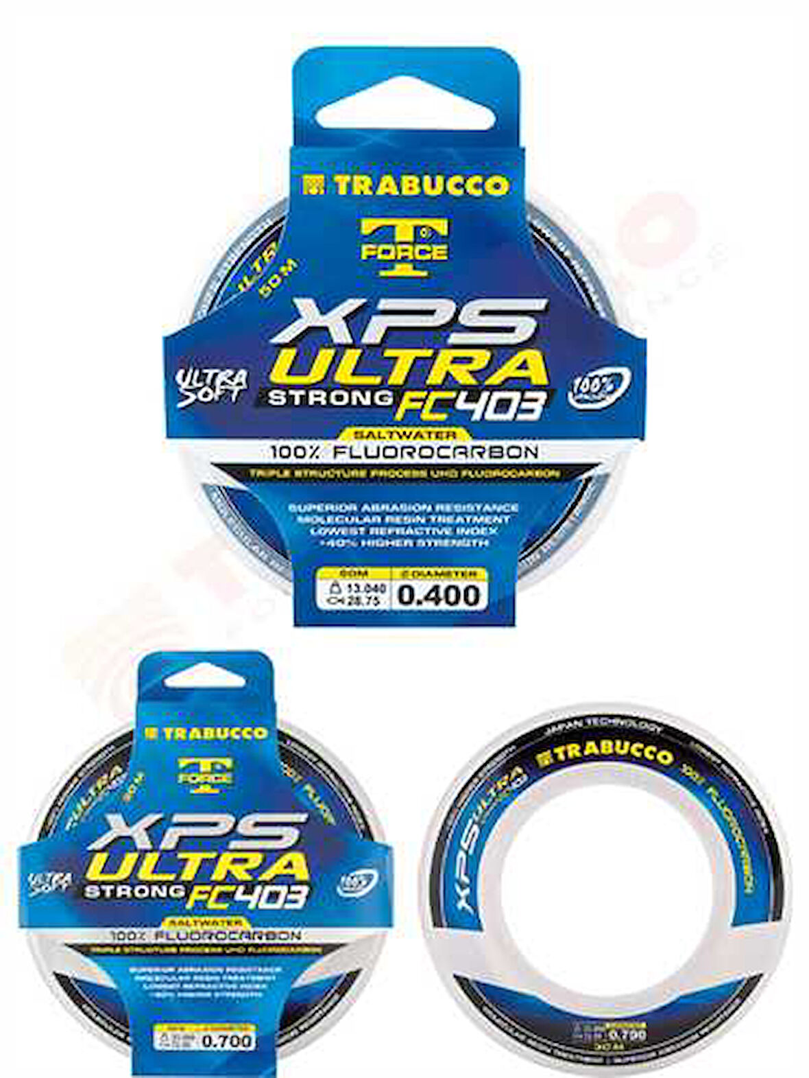 Trabucco T-Force XPS Ultra FC 403 SW 50mt Lider Misina 0.28mm