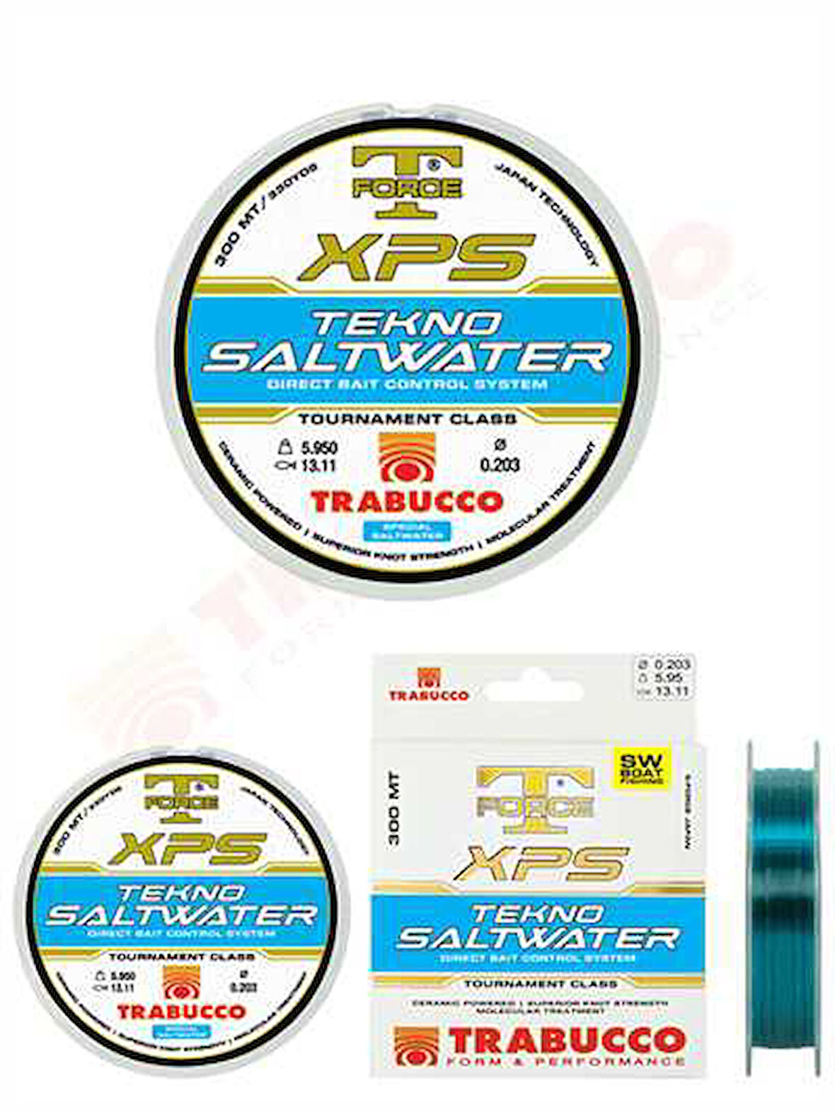 Trabucco T-Force XPS Tekno Saltwater 300mt Olta Misinası 0,35MM
