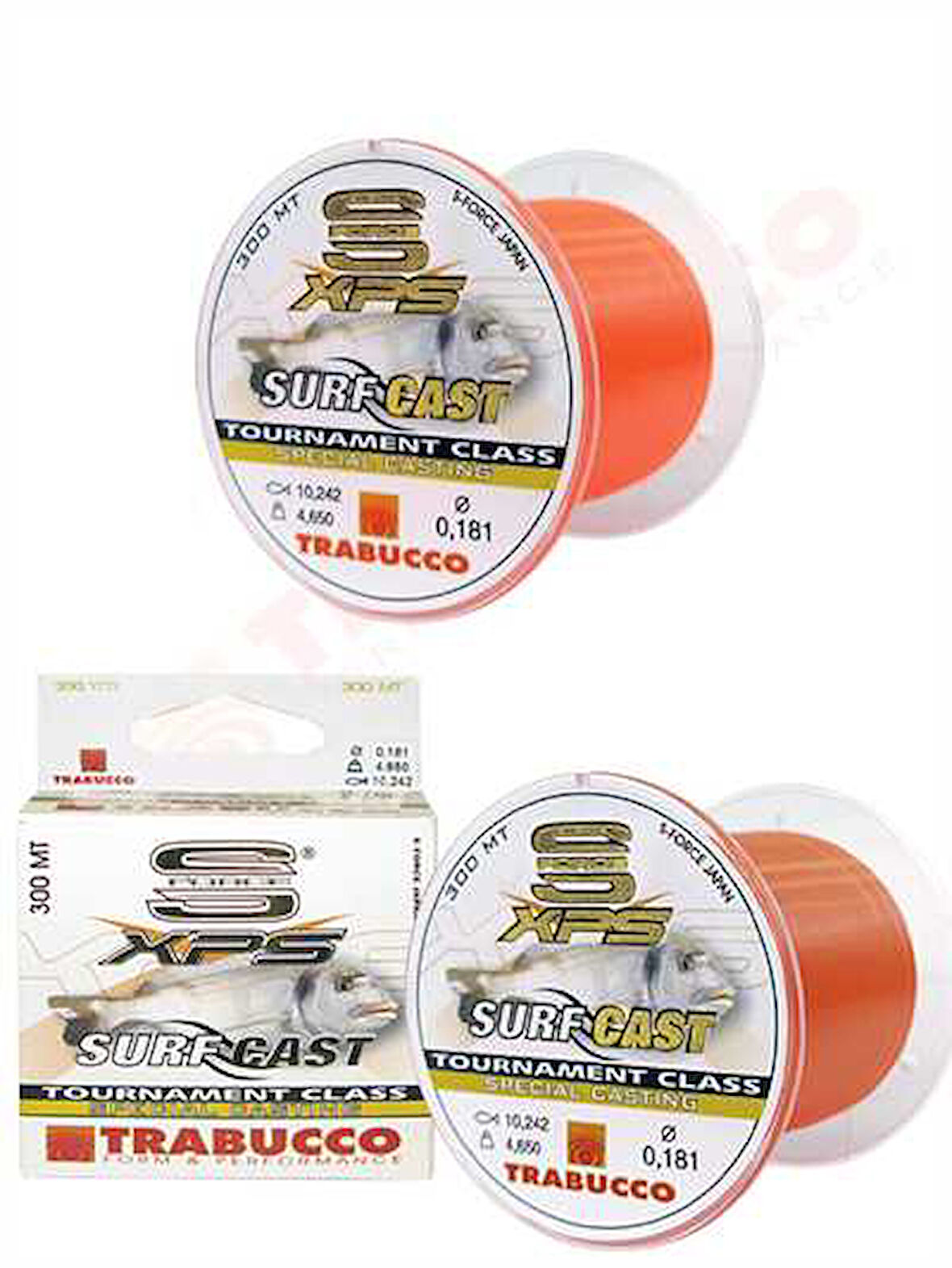 Trabucco S-Force XPS Surf Cast 300mt Surf Olta Misinası 0,28mm