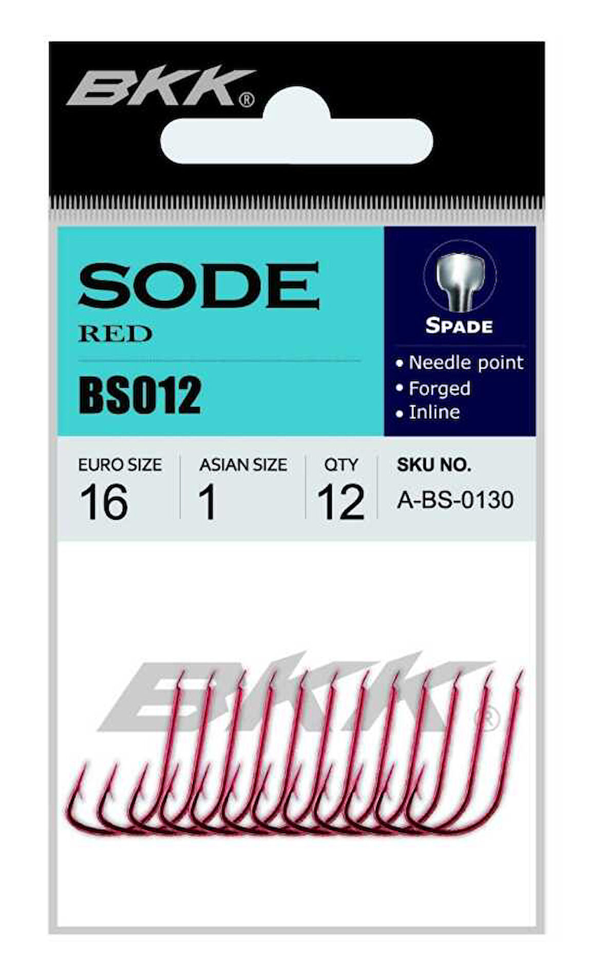 BKK Sode Red Diamond Olta İğnesi 16 12 Pcs