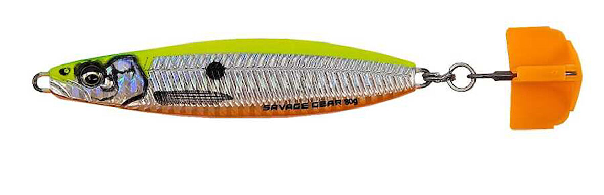 Savage Gear Psycho Sprat 8.3cm 35gr Lemon Back Flash Sahte Balık Blue Silver