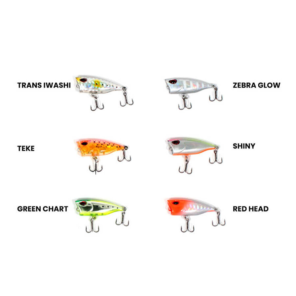 RYUJI MINI POPPER 4CM 2,8GR SHINY-Standart