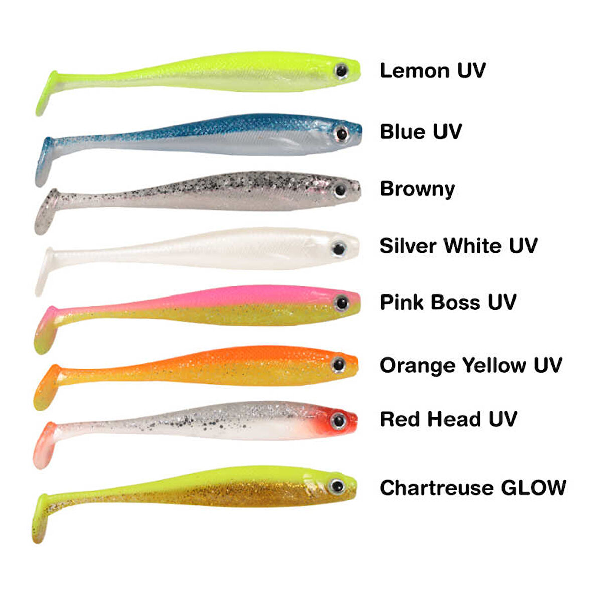 RYUJI MISTER SHAD 10CM, 7GR (1AD) LEMON UV-Standart