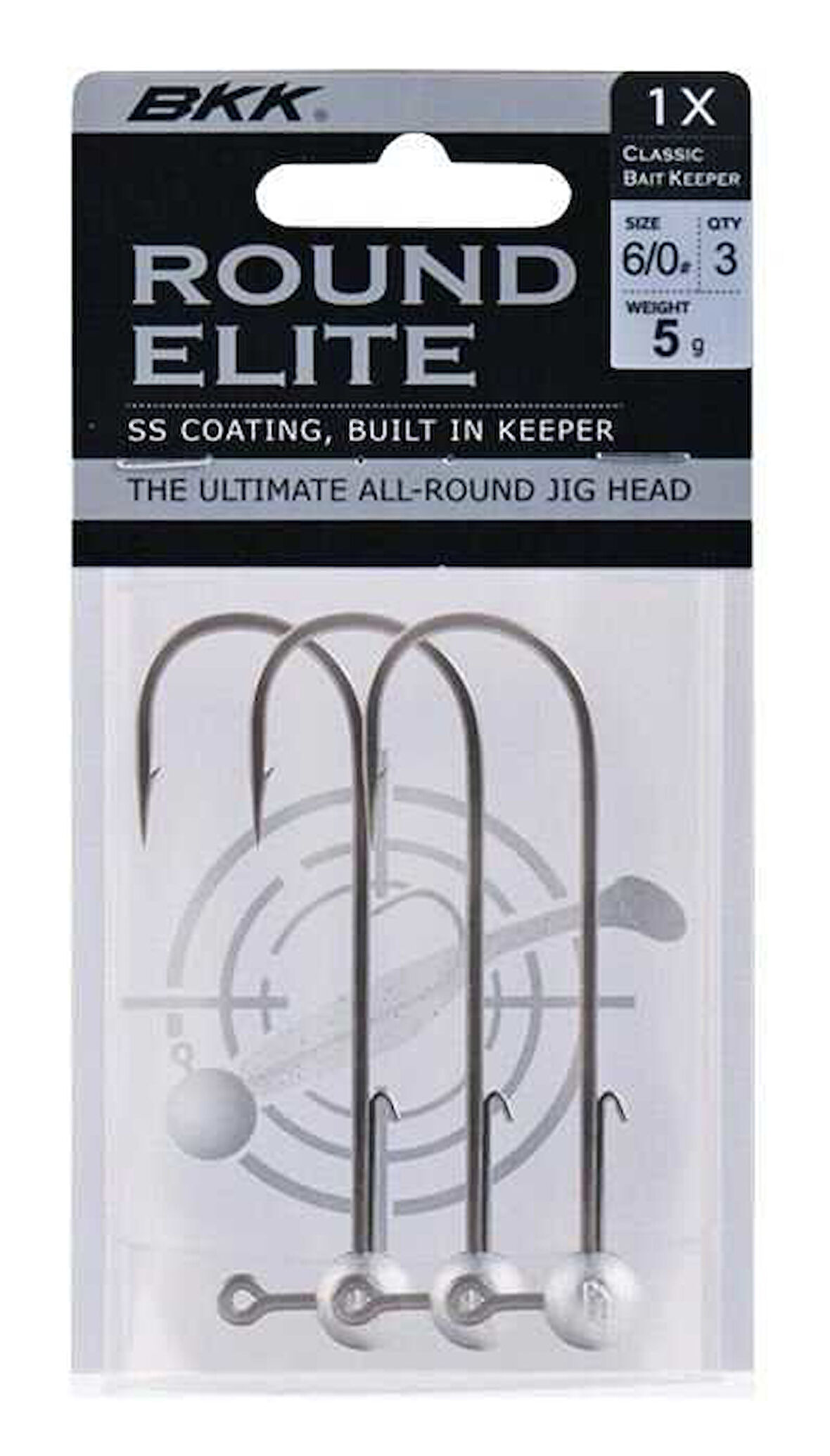 BKK Round Elite-Classic Bait Keeper Jighead 1 12gr