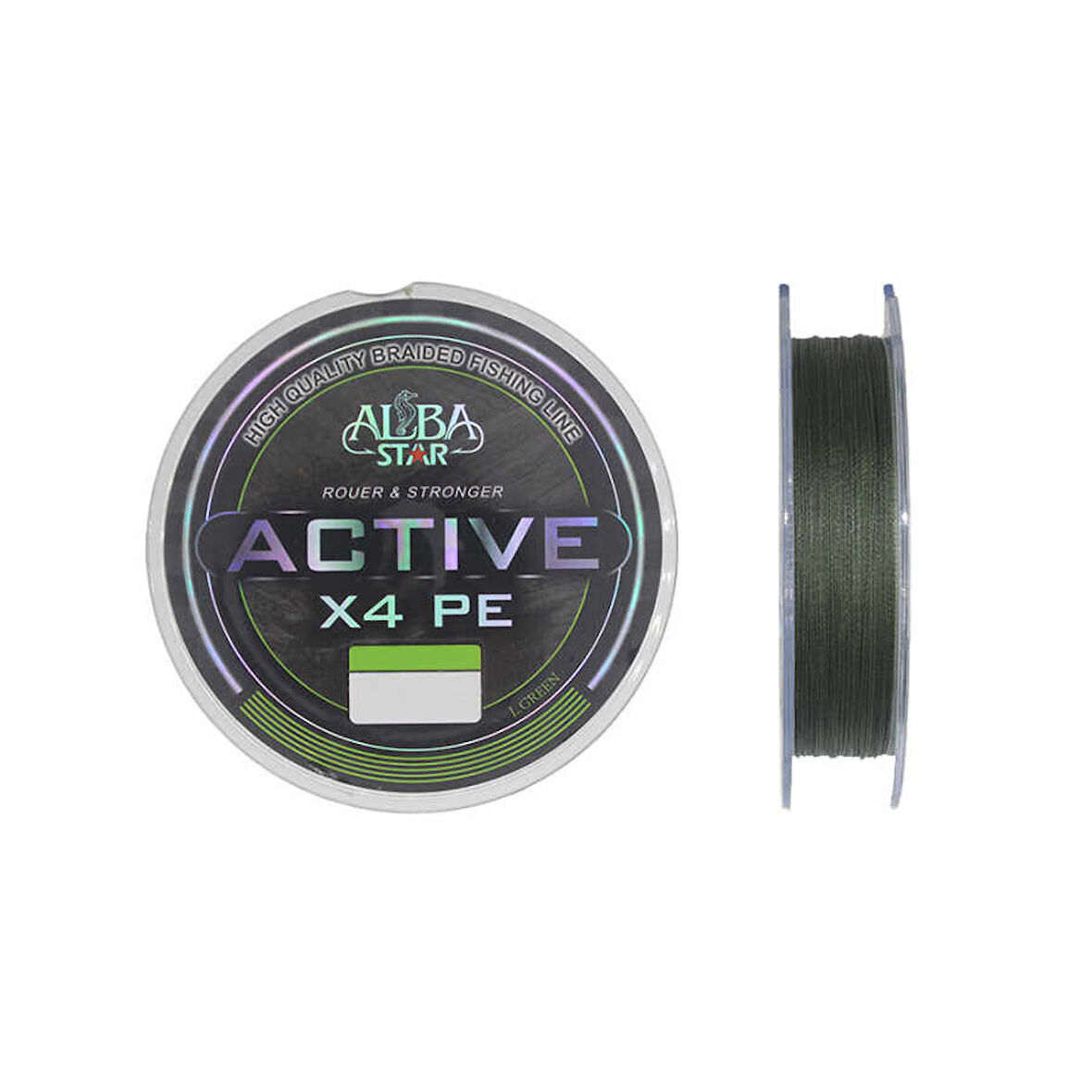 Albastar Active 4x İp Misina L.GREEN-0.14MM - 150M - 15.6KG