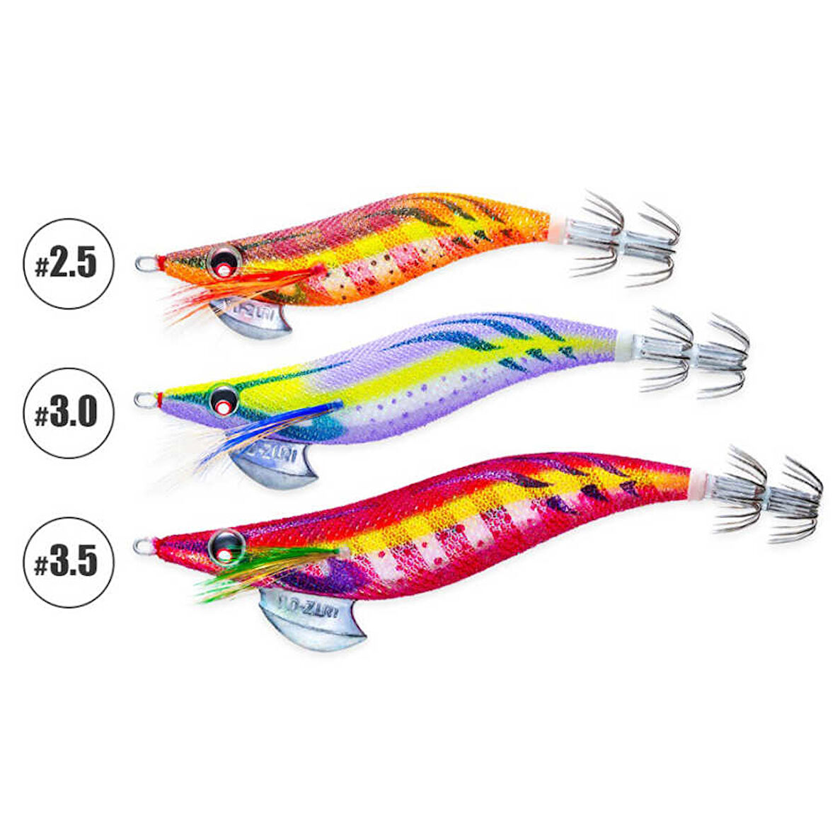 Yozuri Egi Aurie-Q Cloth Kalamar Zokası SBBB-A997N-3.5-19GR