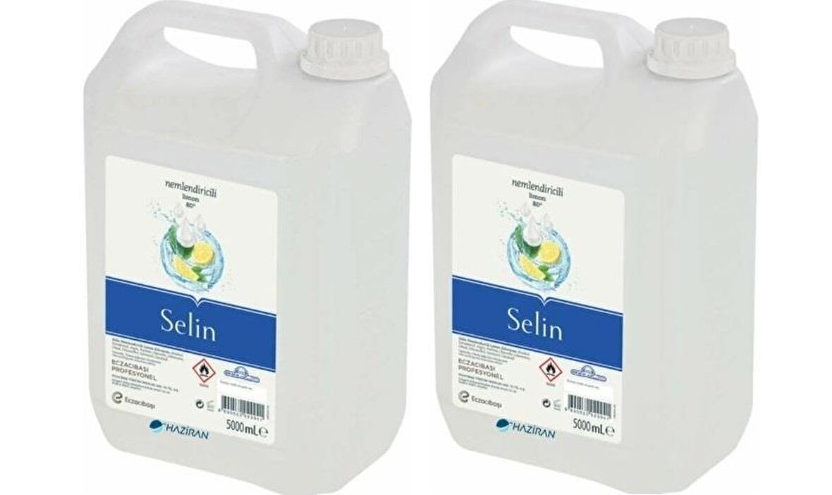 Selin Limon Kolonyası 80 Derece Pet Şişe 5 lt 2 Adet