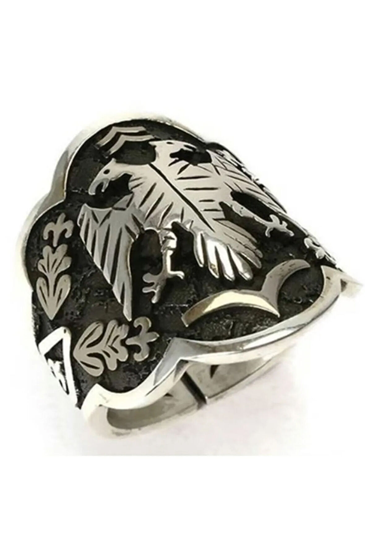 Diriliş Ertuğrul Başparmak Zihgir Okçu Gümüş Erkek Yüzüğü