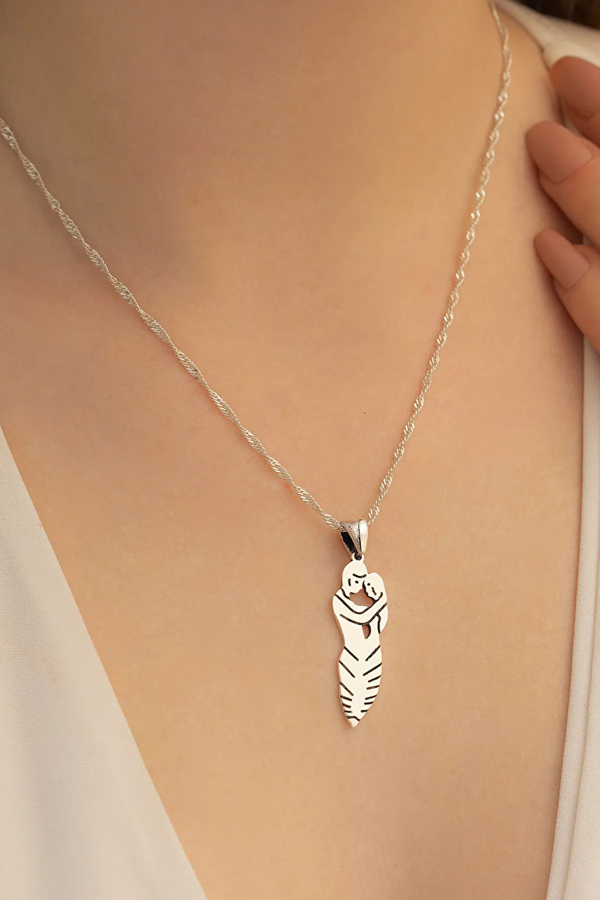 Söz Dizisi Kolyesi Kadın Gümüş Kolye